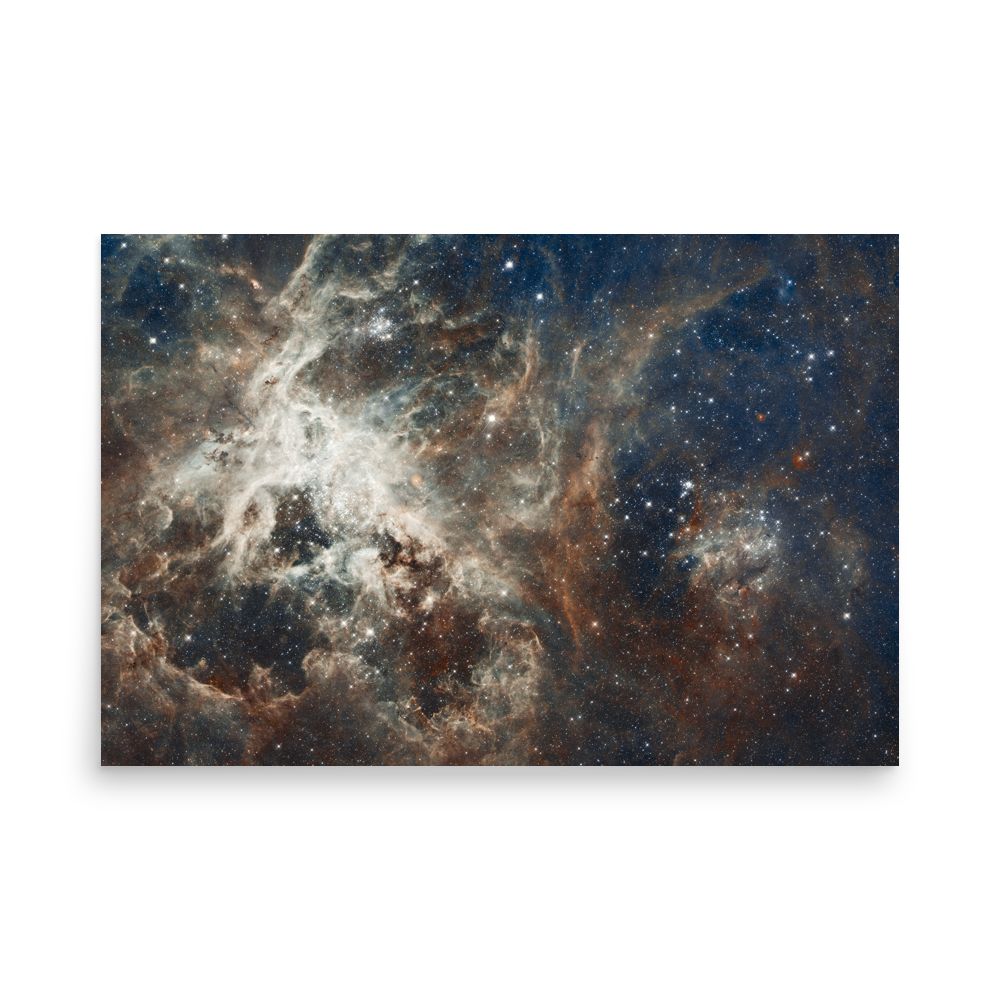 30 Doradus dark blue brown poster framed poster unframed