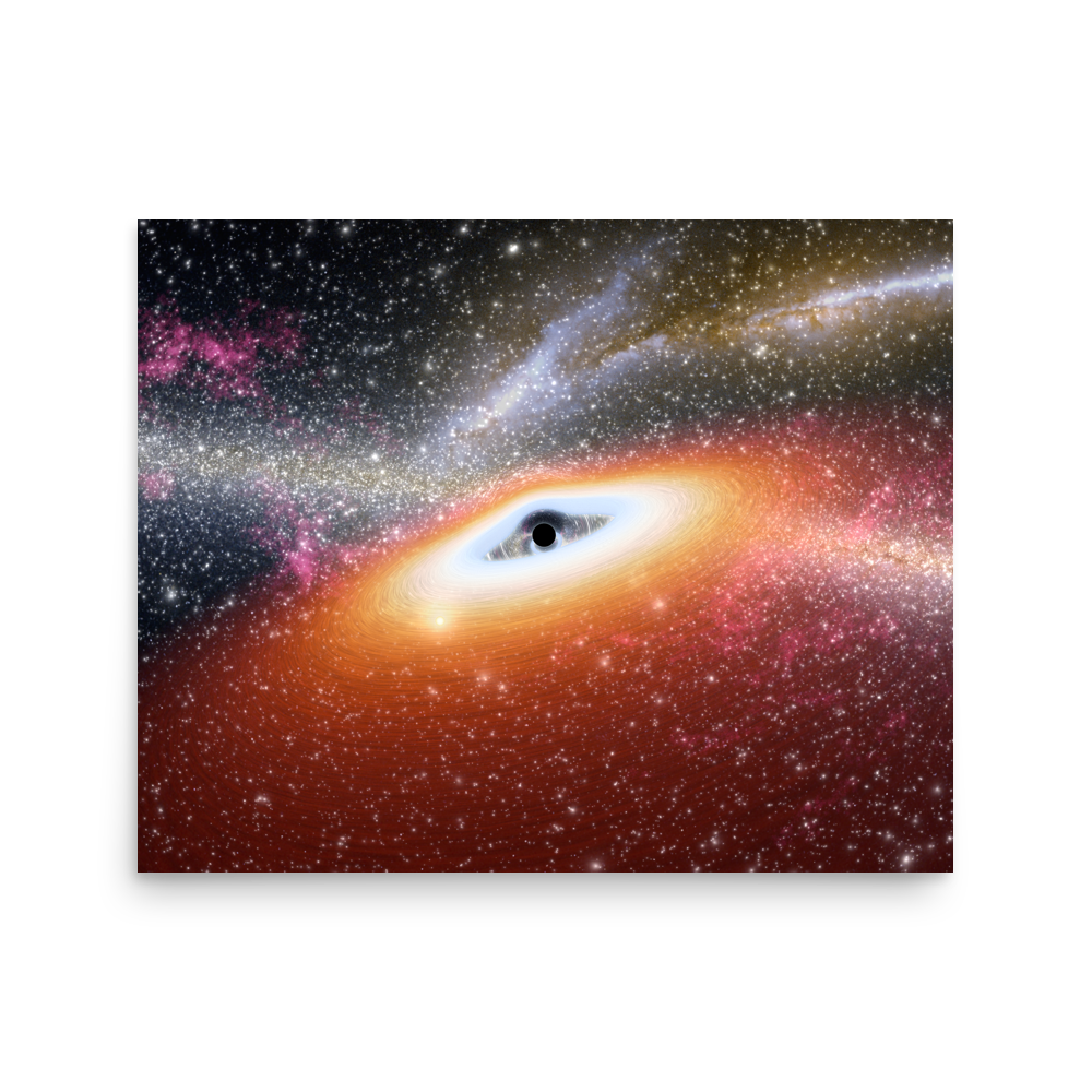 Prehistoric Black Hole (Artist's Concept)