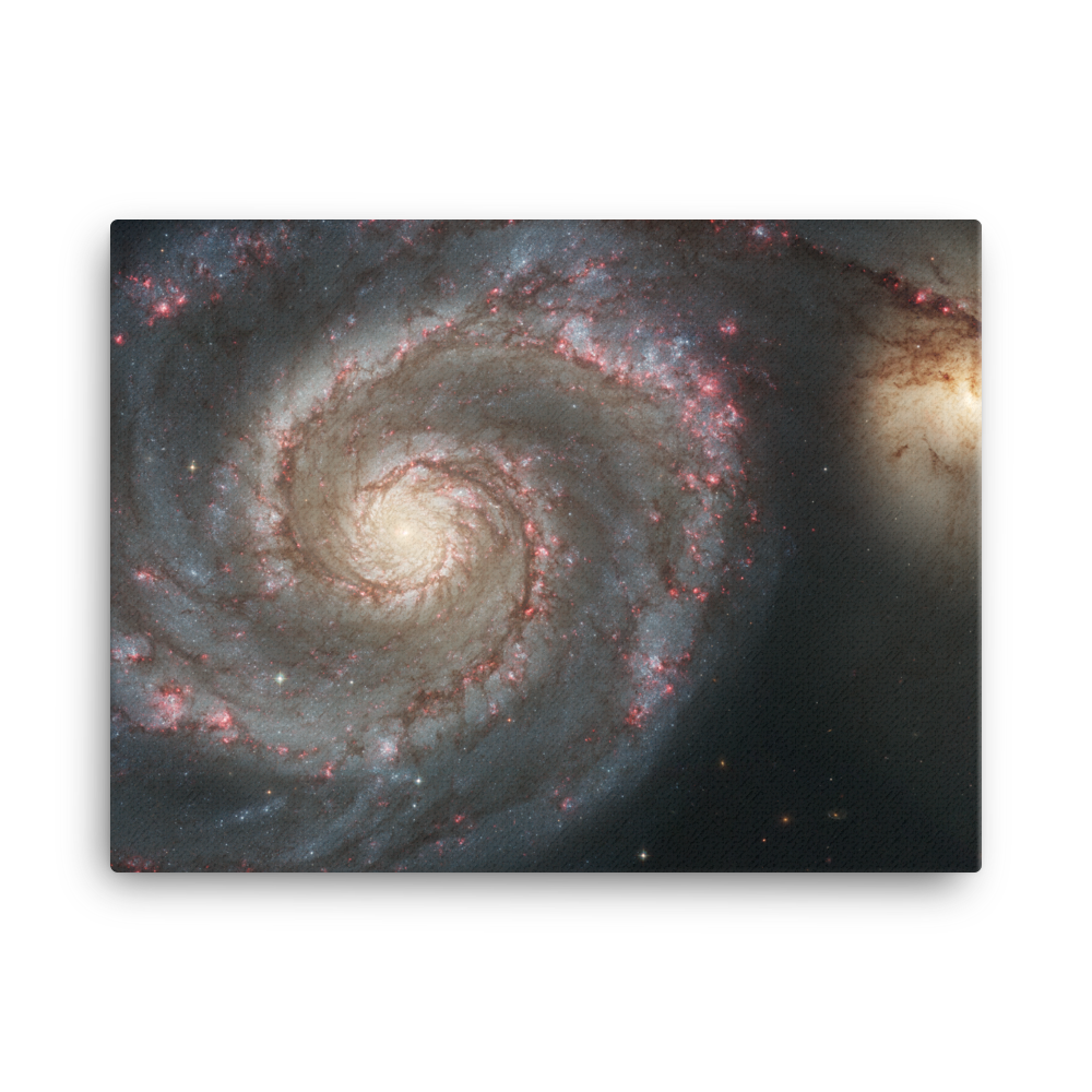 Whirlpool Galaxy and Companion Galaxy - M51