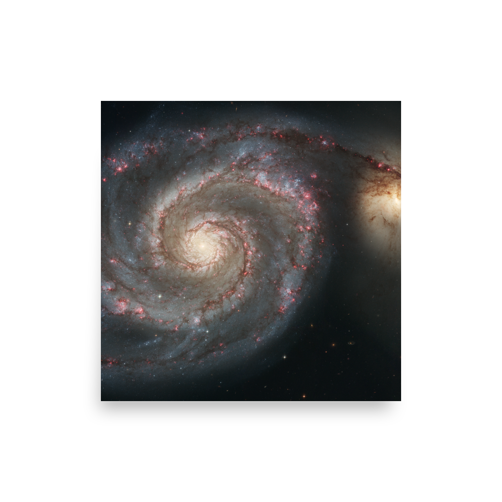 Whirlpool Galaxy and Companion Galaxy - M51