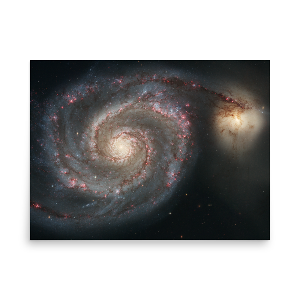 Whirlpool Galaxy and Companion Galaxy - M51